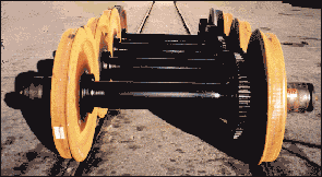 Photo Locomotive Wheels