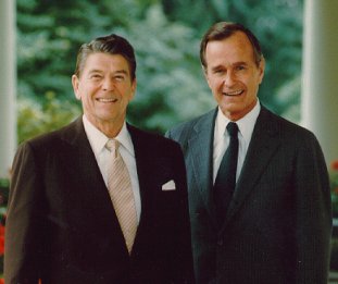 Reagan and Bush