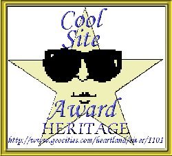 Heritage Cool Site Award