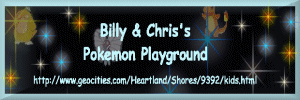 Billy and Chris's Pokémon Playground