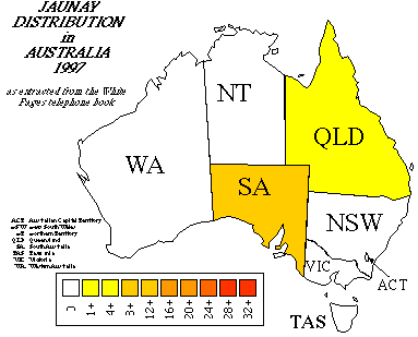 AUS Jaunay distribution