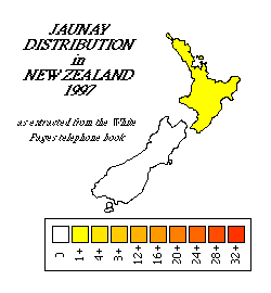 NZ Jaunay distribution
