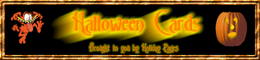 Halloween Cards from Holiday Pages