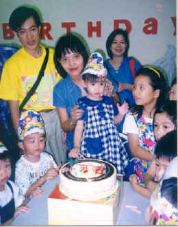 After cutting cake