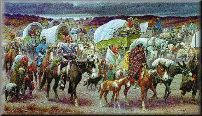 Picture of the trail of tears