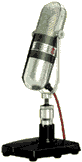 Image of an old style microphone