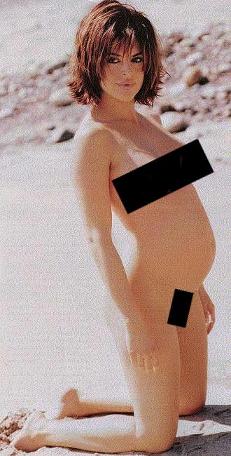 Lisa Rinna Pregnant Naked.