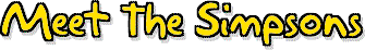 Meet The Simpsons Characters
