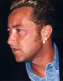 Michael looking serious
