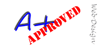 A+ Web
                               Design Approved