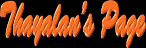 Welcome to Thayalan's Page