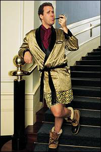 [Will Ferrell in a robe pic]