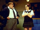 [Molly as Mary Katherine Gallagher with Chris Farley]