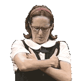 [Molly as Mary Katherine Gallagher smelling her pits]