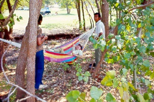 The Hammock:Hector Lujan,left;Paul Johnston,center;Juan Madrano,right.
