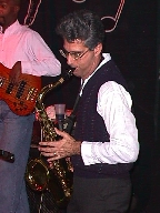 Mark Kazanoff, saxophone.