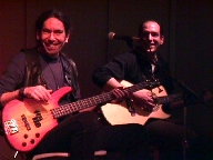Nick Travis, bass guitar and vocalist; Josh Smith, rhythm guitar and vocalist.