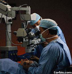 Eye surgery (stock photo)