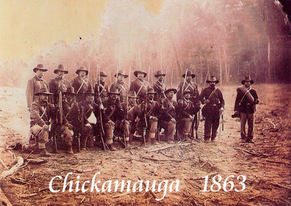 Re-enacting at Chickamauga