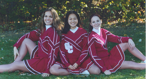 Stacy, Grace and Sam in their Kickline uniforms..aww, how precious!!
