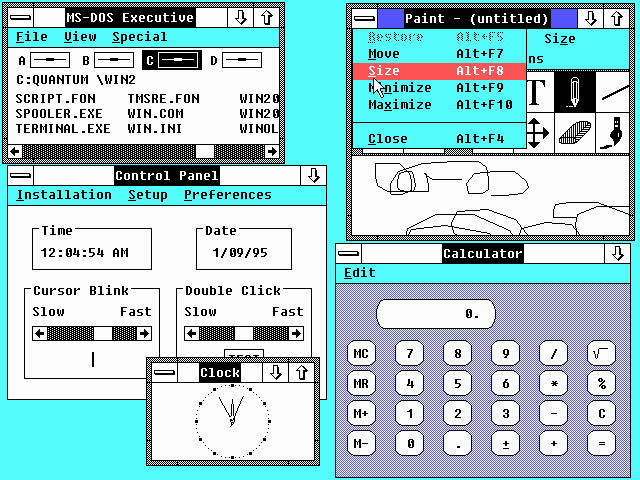 Tampilan MICROSOFT WINDOWS  2