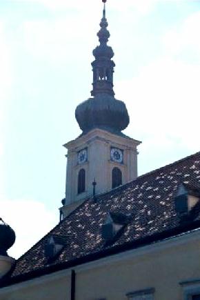 Heiligenkreuz: A Monastery Church in the Romanesque style.