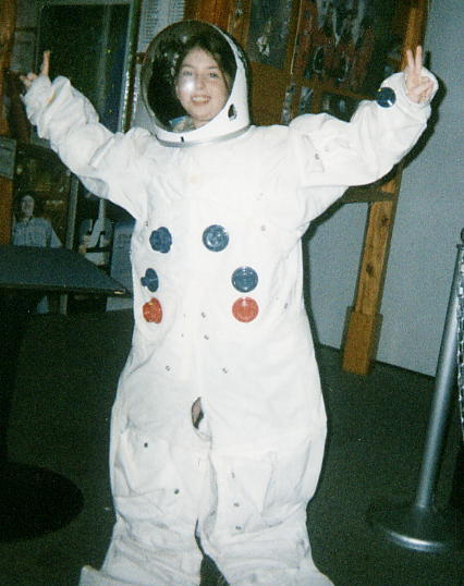 Picture of me dressed as an Astronaut