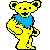 Animated picture of a bear dancing