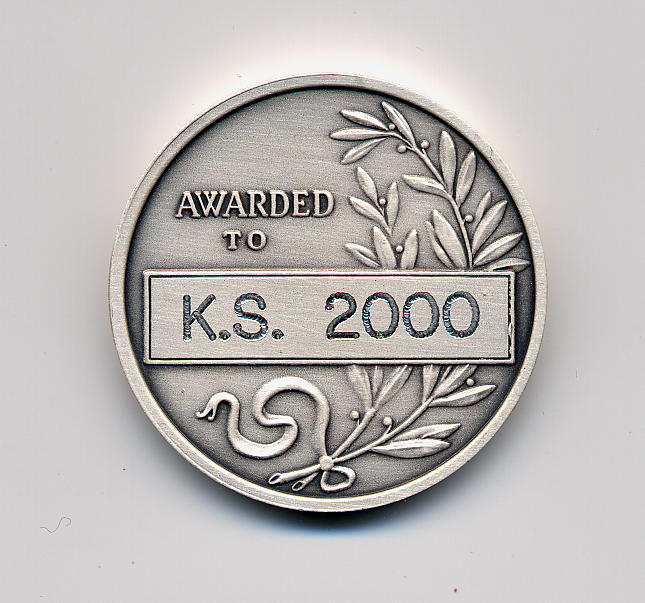 Ezra Jack Keats Bookmaking award medal.
