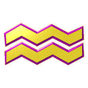Symbol for Aquarius