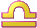 Symbol for Libra