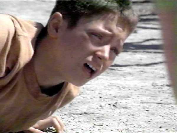 See the picture of Elijah and Lucas' fight in Lucas Black's Chamber.