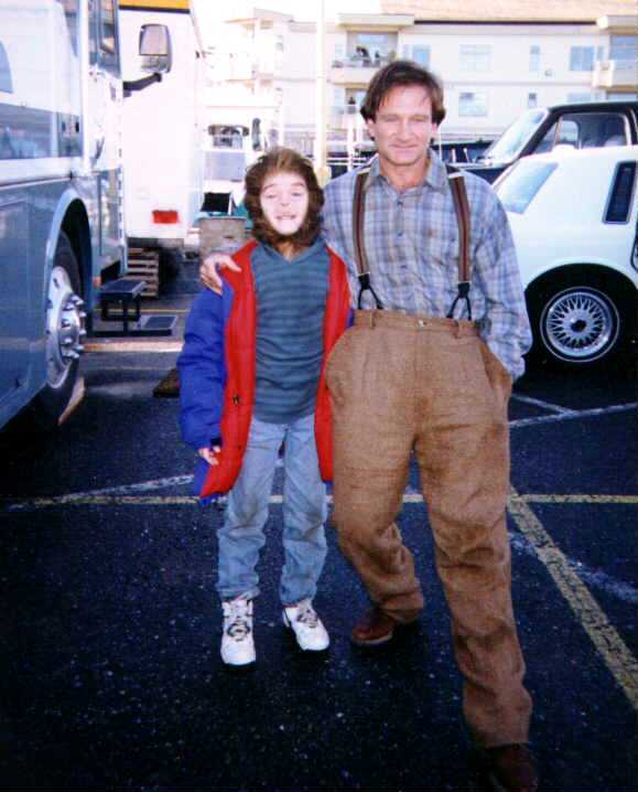With Robin Williams in Jumanji