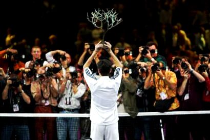 Henman: beats Roddick, Federer, Kuerten and Grosjean enroute to the Championship
