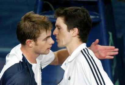 Andy Roddick and Tim Henman
