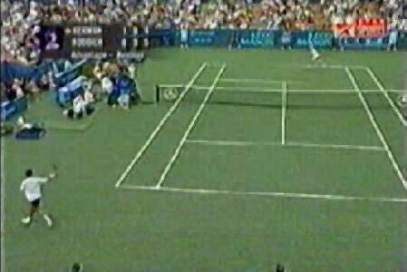 Washington 2003:  Henman converts at matchpoint to win 1-6 6-3 7-6 (7-1)