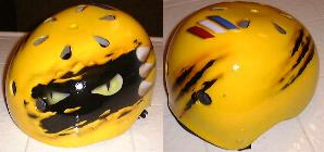 Helmet with Checker Design