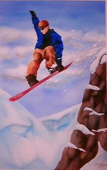 Snowboarder Illustration