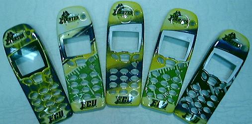 Cell Phones with ECU Football Design