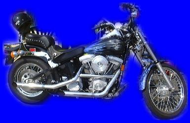 Motorcycle with Shredder Design