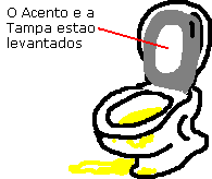 Vaso Sanit�rio depois que o homem usou