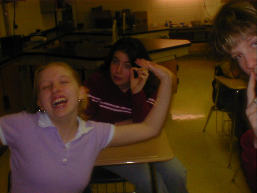 Picture taken: Jan. 2002&nbsp; Ages at time: Jenelle-14, Tiff-14, Jen-15