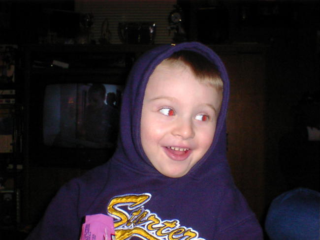 Picture taken: Jan. 2002&nbsp; Age at time: Joey-4