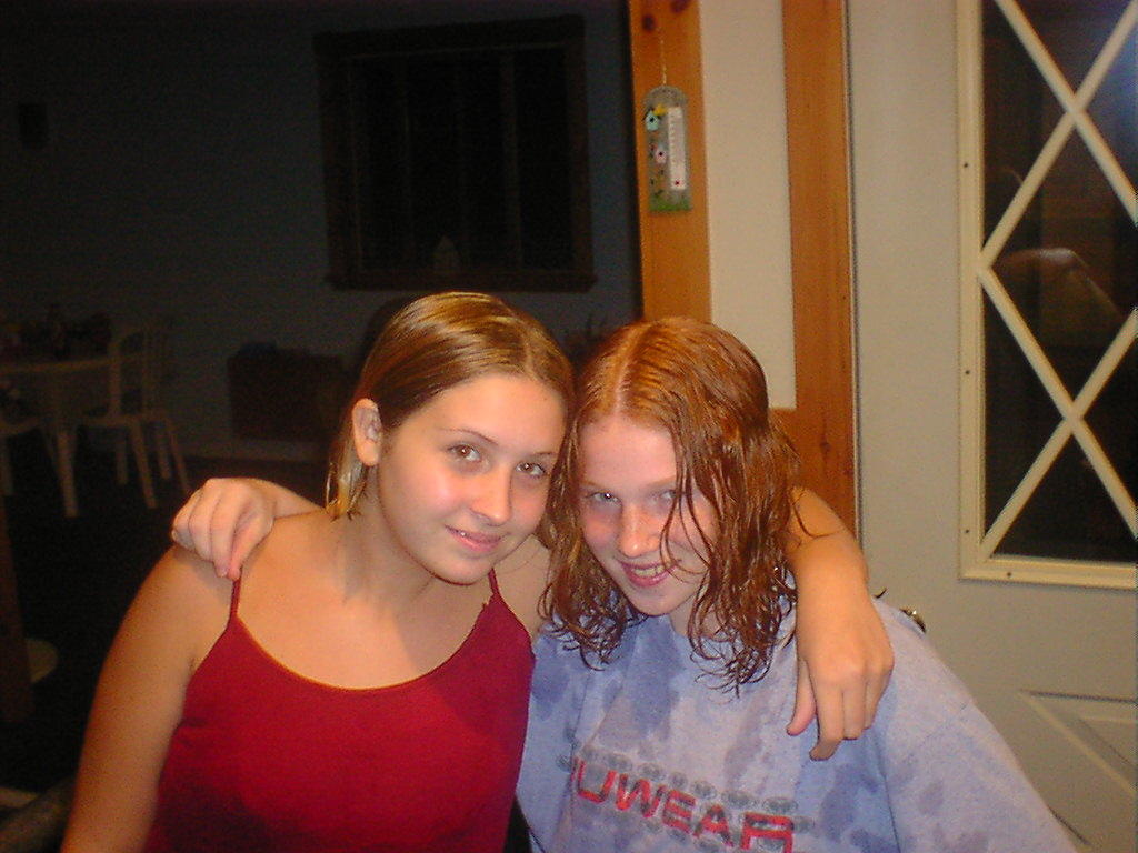 Picture taken-2001&nbsp;&nbsp; Ages at time- Mandy-14 Meg-14