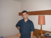 Another one of me at a hotel in Lakes Entrance