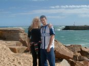 At the sea in Lakes Entrance