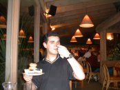 Me eating "all you can eat" at Smorgies