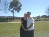 me and my fiancee in at Croydon reserve