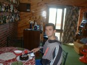 me cutting the cake on my 22nd birthday