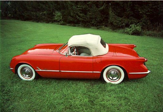 Red 1953 Corvette